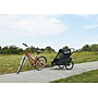 Wike - Cykelvagn Dubbel Premium Extra Suspension (jogging + Stroller) - Svart
