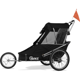 Wike - Cykelvagn Large Speciella Behov (jogging + Stroller) - Black