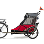 Wike - Cykelvagn Large Speciella Behov (jogging + Stroller) - Röd/Svart