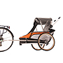 Wike - Cykelvagn Dubbel Premium - Orange/Grey