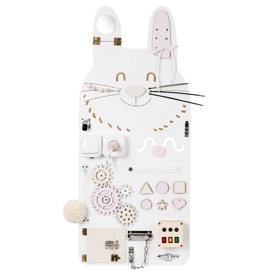 Woobiboo Busy Board Farm Friends - Bunny