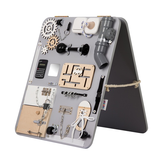 Woobiboo Woobiboard Standard Standing - Grå Med Natur